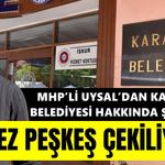 MHP'li Uysal'dan Karacasu Belediyesi hakkında şok iddia