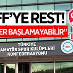 TASKK'tan TFF'ye rest! "Bu sezon ligler başlamayabilir"