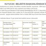 Kuyucak Belediyesi 11 taşınmazı satışa çıkarıyor