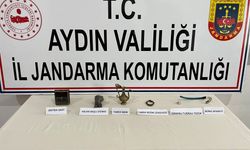 Aydın Jandarması tarihi eser kaçakçısına dur dedi