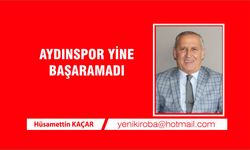 AYDINSPOR YİNE BAŞARAMADI