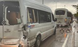 Kocaeli'de zincirleme trafik kazasında 6 işçi yaralandı