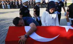 Trafik kazasında ölen polis memuru için tören düzenlendi