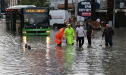 Denizli'de sağanak etkili oldu