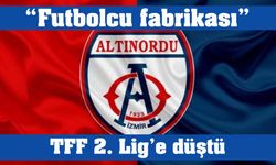 "Futbolcu fabrikası" Altınordu, TFF 2. Lig'e düştü