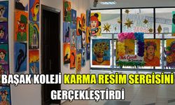 Başak Koleji karma resim sergisini gerçekleştirdi