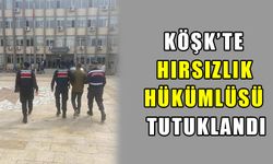 Köşk’te hırsızlık hükümlüsü tutuklandı