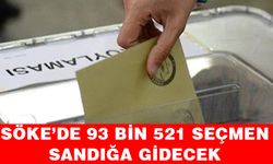 Söke’de 93 Bin 521 seçmen sandığa gidecek