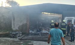 Bodrum'da depoda çıkan yangın söndürüldü