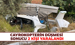 Cayrokopterin düşmesi sonucu 2 kişi yaralandı