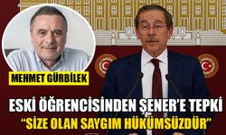 Eski öğrencisinden Şener’e tepki