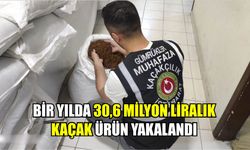 Tütün Özel Ekibi bir yılda 30,6 milyon liralık kaçak ürüne el koydu