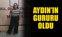 Söke Kocagözoğlu Ortaokul öğrencisi Melek Kuğ Aydın’ın gururu oldu