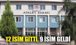 Nazilli Adliyesi’nde hakim ve savcılar değişti