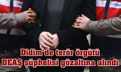 Didim'de terör örgütü DEAŞ şüphelisi gözaltına alındı