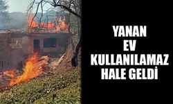 Yangın çıkan 3 katlı ev kullanılamaz hale geldi