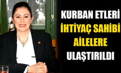 Kurban etleri 144 ihtiyaç sahibi aileye ulaştırıldı