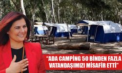 Kuşadası’ndaki ‘Ada Camping’e misafir akını sürüyor