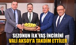 ATB’den Vali Aksoy’a yaş incir takdimi