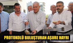 Protokolü buluşturan aşure hayrı