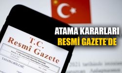 Atama kararları Resmi Gazete'de