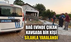 Bağ evinde çıkan silahlı kavgada 1 kişi yaralandı