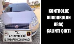 Kontrolde durdurulan araç çalıntı çıktı