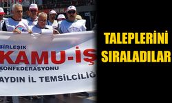 Memurlar bir günlük iş bıraktı