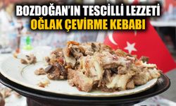 Bozdoğan'ın tescilli lezzeti oğlak çevirme kebabı