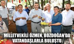 Milletvekili Özmen, Bozdoğan’da vatandaşlarla buluştu