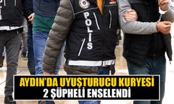 Aydın’da uyuşturucu kuryesi 2 şüpheli enselendi