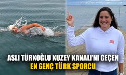 Aysu Türkoğlu, Kuzey Kanalı'nı yüzerek geçen en genç Türk sporcu