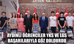 Aydın’ın gururlandıran öğrencilerden Vali Aksoy’a ziyaret