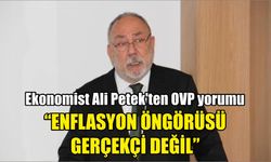 Ekonomist Ali Petek’ten OVP yorumu: “Enflasyon öngörüsü gerçekçi değil”