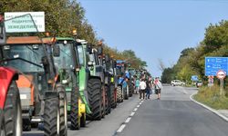 Bulgaristan’da çiftçiler, Ukrayna'dan tahıl ithalatı yasağının kaldırılmasını protesto etti