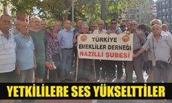 Nazilli’de emekli isyanı