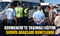 Germencik'te taşımalı eğitim servis araçları denetlendi