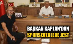 Başkan Kaplan Koçarlı'daki sporseverlerin gönlünü fethetti