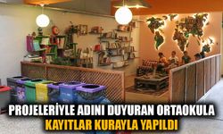 Projeleriyle adını duyuran ortaokula kayıtlar kurayla yapıldı