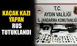 Kaçak kazı yapan Rus tutuklandı