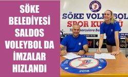 Söke Belediyesi Saldos voleybol da imzalar hızlandı