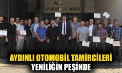 Aydınlı tamirciler yeni nesil otomobil tamirini öğreniyor