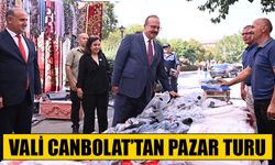 Vali Canbolat’tan pazar turu