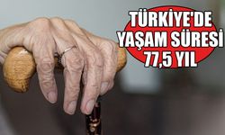 Türkiye'de yaşam süresi 77,5 yıl