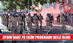 Aydın’daki 29 Ekim programı belli oldu