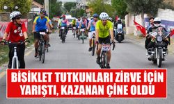 Bisiklet tutkunları zirve için yarıştı, kazanan Çine oldu