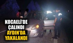 Kocaeli’de çalındı Aydın’da yakalandı