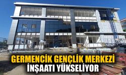 Germencik Gençlik Merkezi inşaatı yükseliyor