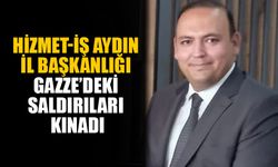 Hizmet-İş Aydın İl Başkanlığı Gazze’deki saldırıları kınadı