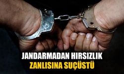 Jandarmadan hırsızlık zanlısına suçüstü